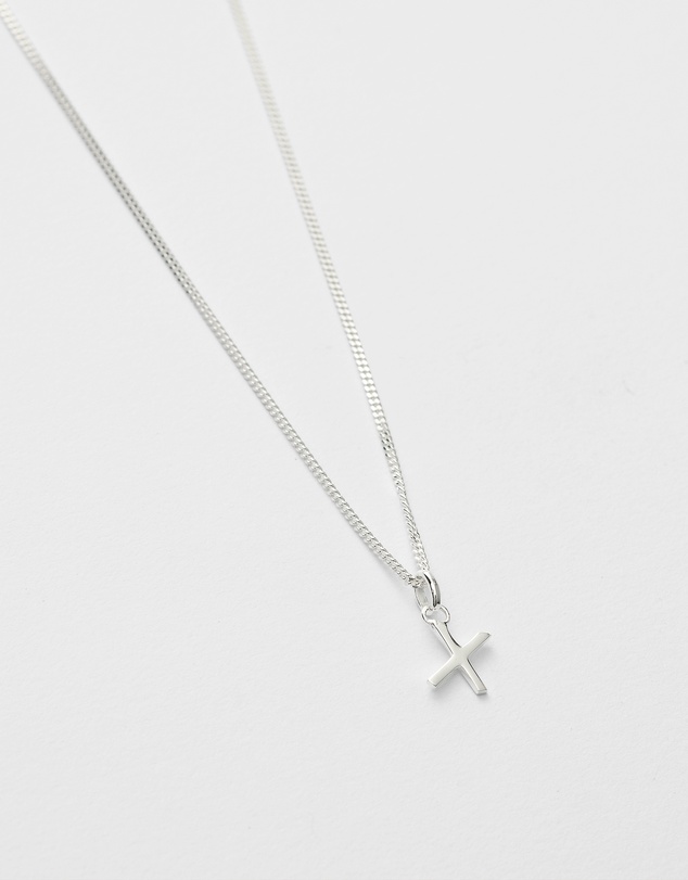 Kirstin Ash - X Outline Initial Necklace