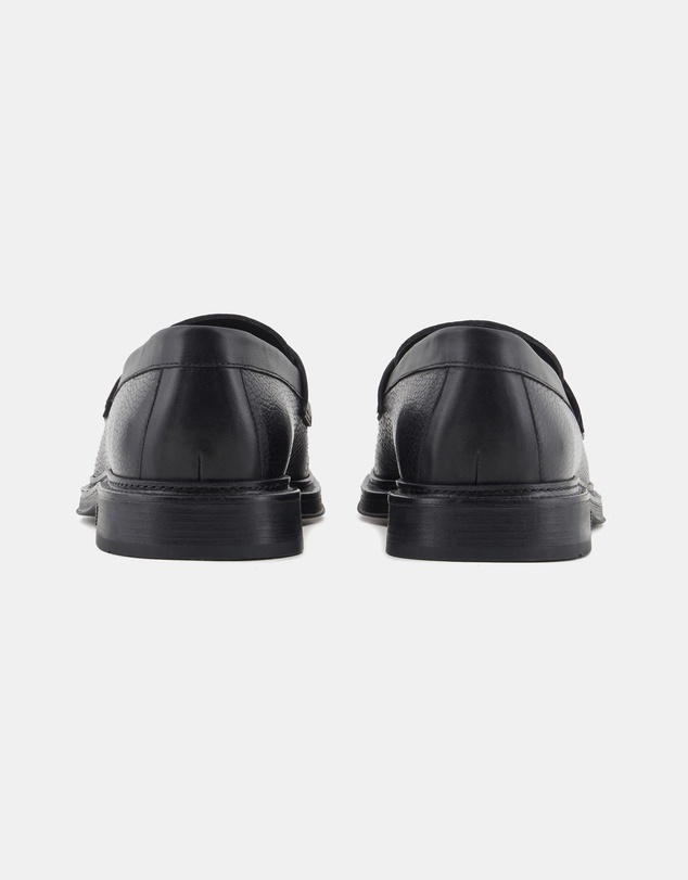 Emporio Armani - Mocassino Vitello Granato Vitello Liscio - Men's