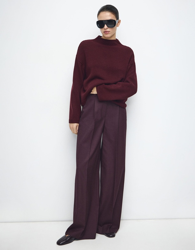 M.N.G - Knitted Sweater With Perkins Neck