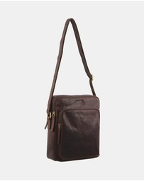 Pierre Cardin - Pierre Cardin Leather Unisex Cross Body Bag