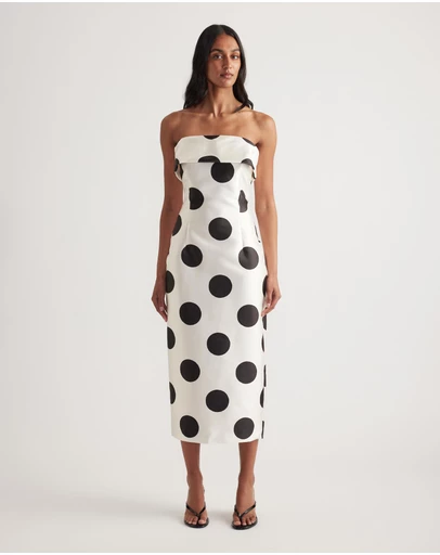 Decjuba - Zahra Strapless Midi Dress