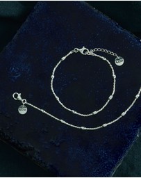 Najo - Cassiopeia Silver Anklet  (23cm+ext)