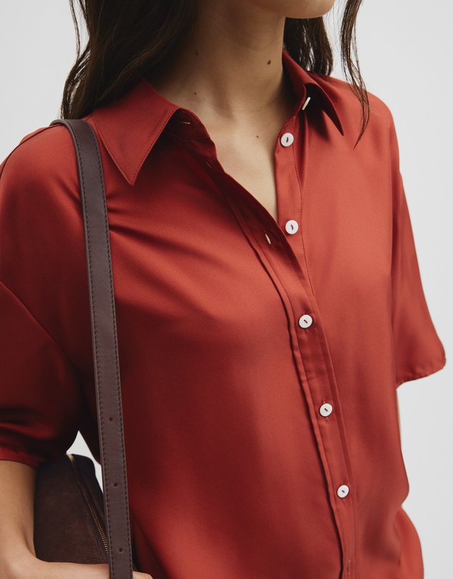 Country Road - Short Sleeve Silk Shirt