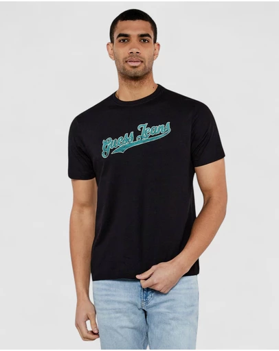 GUESS Jeans - GUESS JEANS Short Sleeve Crew Neck 1981 T-Shirt