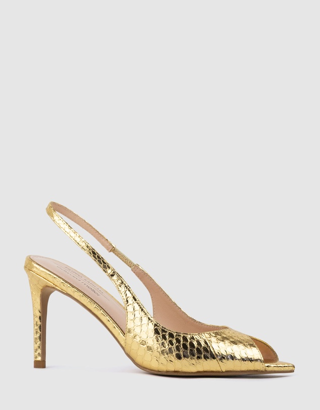 Edward Meller - ORTEGA85 Pointed Peep Toe Slingback