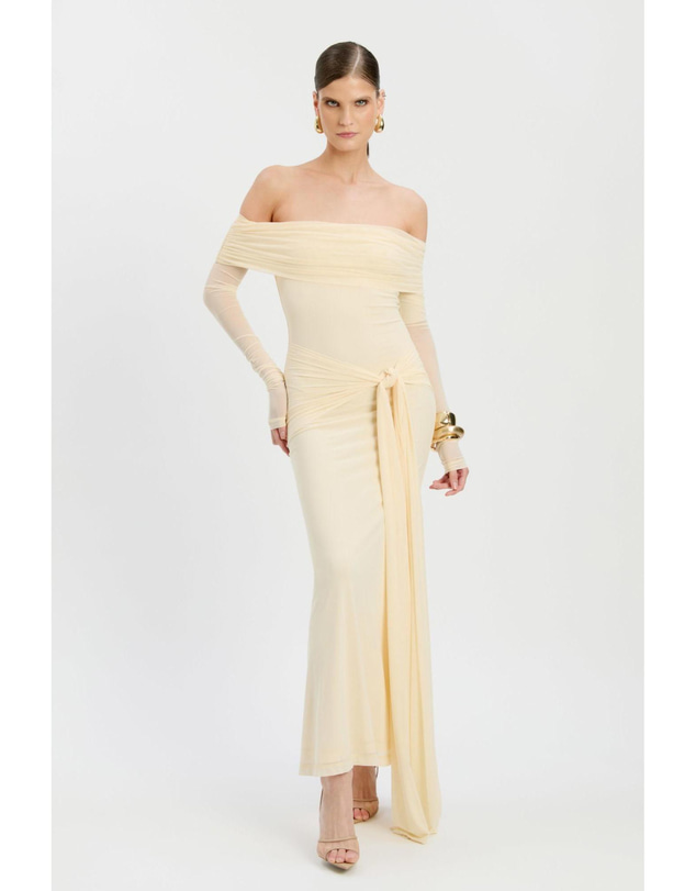 Bardot - Selina Tie Front Mesh Dress