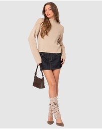 EDIKTED - Kimberly Mock Neck Sweater