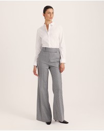SABA - Prudence Wool Check Pant