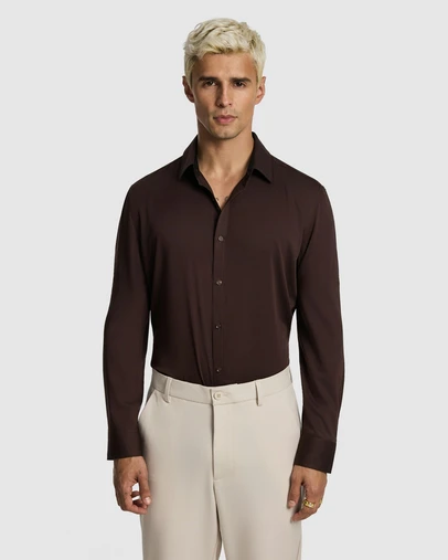 yd. - Heathcoat Slim Bamboo Shirt
