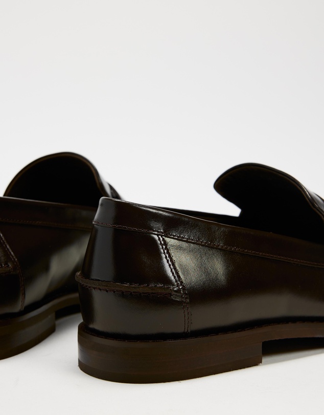 AERE - Leather Penny Loafers - Men's