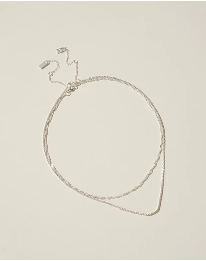 Rubi - 2Pk Fine Chain Necklace