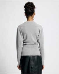 Lover - Dido Sculpted Wool Cardigan