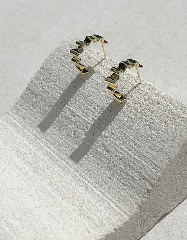 SAINT VALENTINE - Franca Hoops - Gold