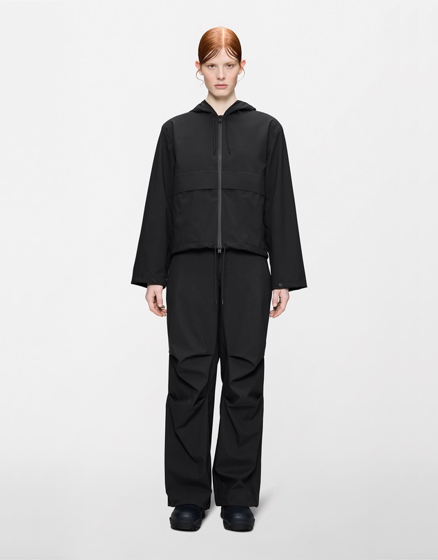 RAINS - Suva Hardshell Short String Women's Jacket Black
