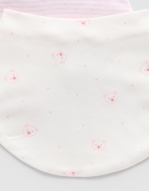 Purebaby - 2 Pack Essential Dribble Bib