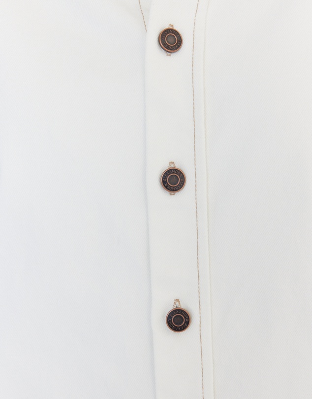 ALEXANDRA - Basen Shacket White Denim