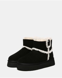 EVERAU - EverAU Ugg Schunck Platform Cow Suede Upper UGG Boots