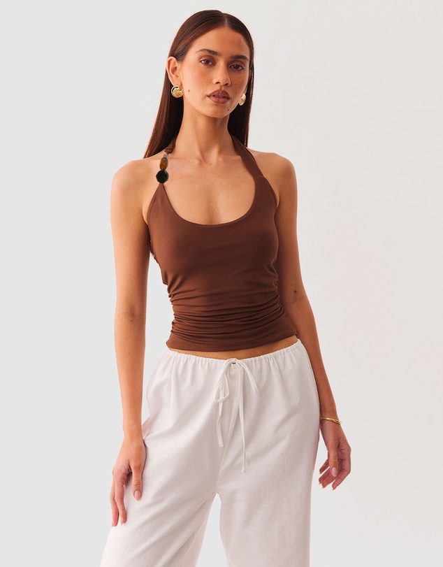SNDYS - LEXIE TWIST HALTER TANK - ICONIC EXCLUSIVE