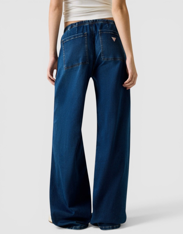 GUESS - GUESS JEANS Low-rise Jogger Twisted Extra Wide Jeans