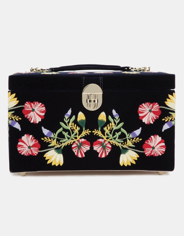Wolf - Wolf Zoe Medium Jewellery Box Indigo