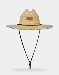 Quiksilver - Mens Pierside Print Straw Hat