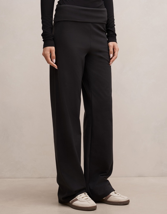 Forever New - Wren Fold Waist Wide Leg Pants