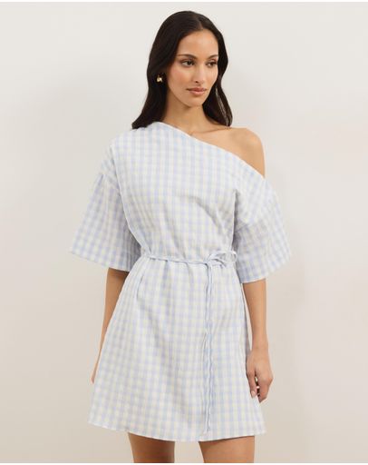 Blue & White Gingham