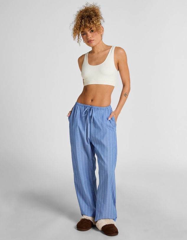 Hunkemoller - Cotton Woven Stripe PJ Pants