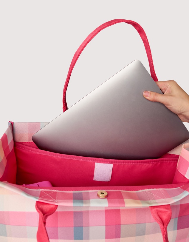 The Somewhere Co - Pink Plaid Ultimate Tote Bag
