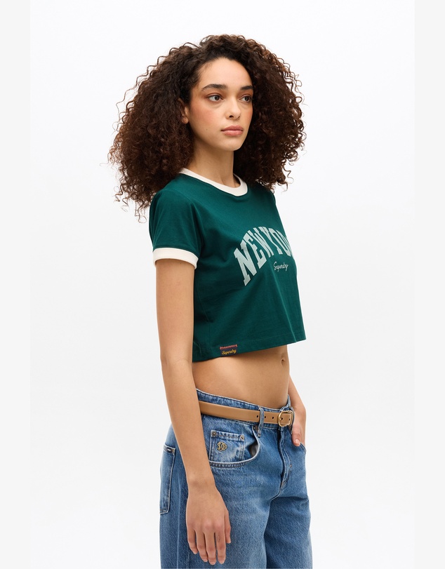 Superdry - Athletic Essentials Ringer Slim Fit Tee