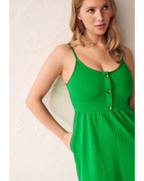 NEXT - Button Down Cotton Cami Summer Dress