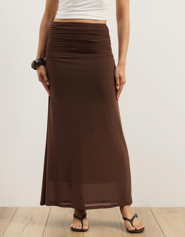 Atmos&Here - Thea Mesh Midi Skirt