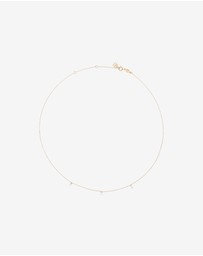 Michael Hill - Cultured Freshwater Pearl Station Necklace in 10kt Yellow Gold