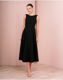 Azzurielle - Parrie Full Skirt Midi Dress