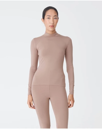 Forcast - Nina Bamboo Long Sleeve Top