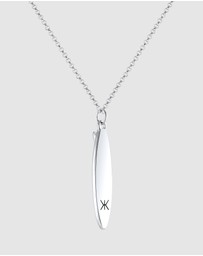 Kuzzoi - ICONIC EXCLUSIVE - Necklace Surfboard Trend in 925 Sterling Silver