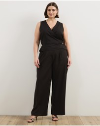 Atmos&Here Curvy - Freida Wrap Vest Top
