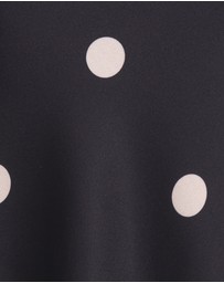 Petal & Pup - Jutta Strapless Maxi Dress - Black Polka Dot