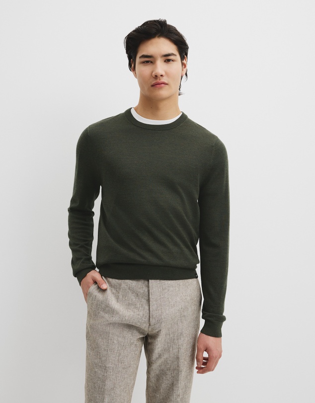 Country Road - Australian Merino Wool Long Sleeve Crew Neck Knit