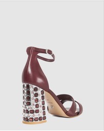 Dune London - Majestical - Burgundy