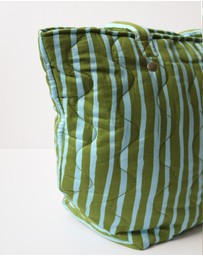 Mosey Me - Strokes Quilted Bag - Guacamole