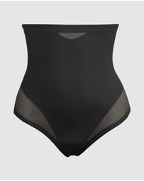 Miraclesuit Shapewear - Sexy Sheer Shaping High Waist Thong