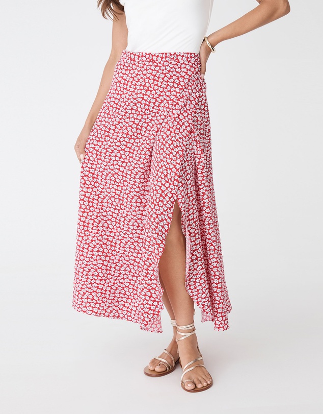 Forcast - Tara Floral Wrap Skirt