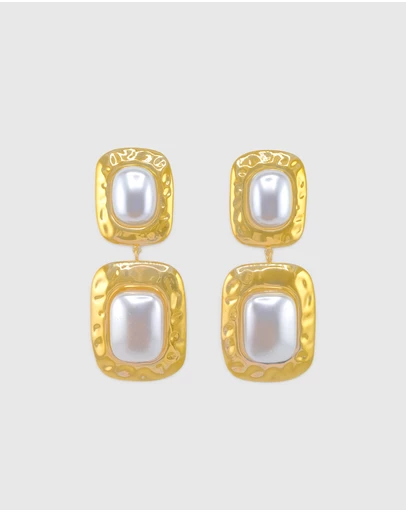 Izoa - Hadley Drop Stud Earrings