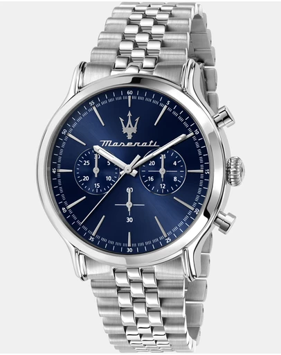 Maserati - Maserati Epoca 42mm Chronograph Blue Dial Quartz Watch