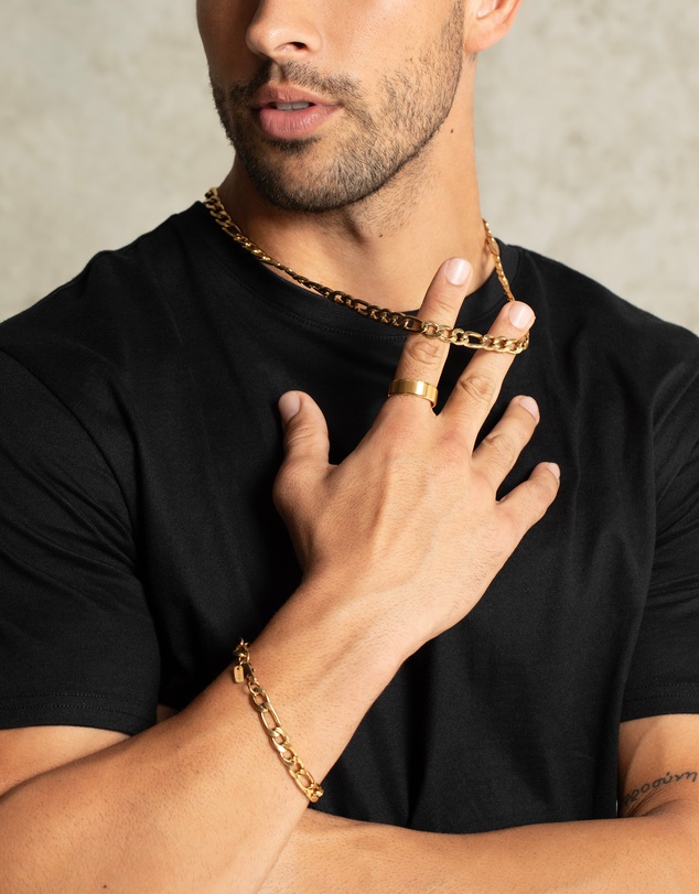 Eclectics - Token Figaro Chain Bracelet