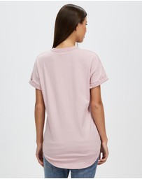 DRICOPER DENIM - Slouchy Dusty Pink Tee