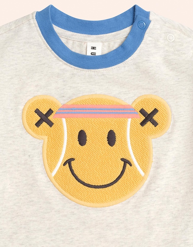Huxbaby - Tennis Bear Boxy T-Shirt - Babies-Kids