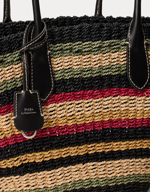 Polo Ralph Lauren - Bellport Raffia Basket Tote Bag