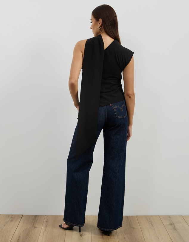 Atmos&Here - Charlotte One Shoulder Scarf Top
